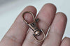 10 pcs Antique Copper Lobster Swivel Clasps 13x37mm A8909
