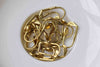 20 pcs Raw Brass Leverback Earwire With 6mm Bezel A8917