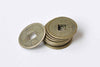 50 pcs Antiqued Bronze Chinese Qing Dynasty Coin Charms 19mm A8937