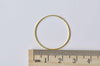 20 pcs Gold Tone Brass Seamless Rings Circles 25mm 25 gauge A8939