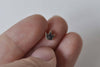 Silver/Anti Tarnish 24K Champagne Gold Tiny Princess Crown Spacer Beads