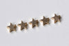 10 pcs Tiny Star Spacer Beads Anti Tarnis Gold 8mm A8842