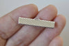 50 pcs Silver Tone Ribbon Ends Clamps Fasteners Clasps 30mm A8849
