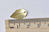 30 pcs Raw Brass Leaf Charms Stamping Embellishments 10x17mm A8973