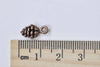 20 pcs Antique Copper Acorns Pinecone Charms Pendants 5x15mm A8979