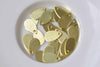 50 pcs Raw Brass Blank Teardrop Charms 6x10mm A8995