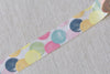 Large Colorful Polka Dots Washi Tape 15mm Wide x 10M Roll A12716