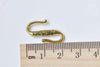 30 pcs Antique Gold Textured S Hook Closure Clasps  11x22mm A9003