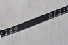Skinny Number On Black Masking Washi Tape 10mm x 10M Roll A12765