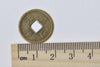 50 pcs Antiqued Bronze Chinese Qing Dynasty Coin Charms 19mm A8937