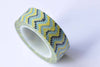 Colorful Mosaic Tile Pattern Washi Tape 15mm x 10M Roll A12660