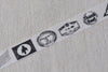 Stamp Washi Tape Japanese Masking Tape 15mm x 10M Roll A12773