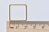 50 pcs Square Rings Gold Seamless Rings 20mm A9018