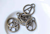 20 pcs Antique Bronze Letter Charms 13mm A9031