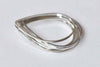 20 pcs Shiny Silver Tear Drop Teardrop Frame Rings 21x30mm A9049