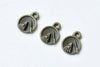 20 pcs Antique Bronze Birthday Cake Culinary Charms 8mm A9052