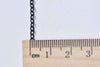16ft (5m) E Coating Black Flat Oval Cable Chain Soldered Links A9008
