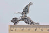 10 pcs Flying Eagle Connector Antique Silver Charms 30x36mm A1214