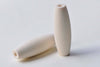 10 pcs Unfinished Large Oval Wood Beads Findings 15x45mm A4296