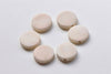 10 pcs Unfinished Round Wood Chips Spacer Beads Findings
