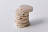 10 pcs Unfinished Round Wood Chips Spacer Beads Findings