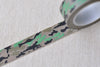 Camouflage Masking Washi Tape Self-adhesive Tape 15mm x 10M A12806