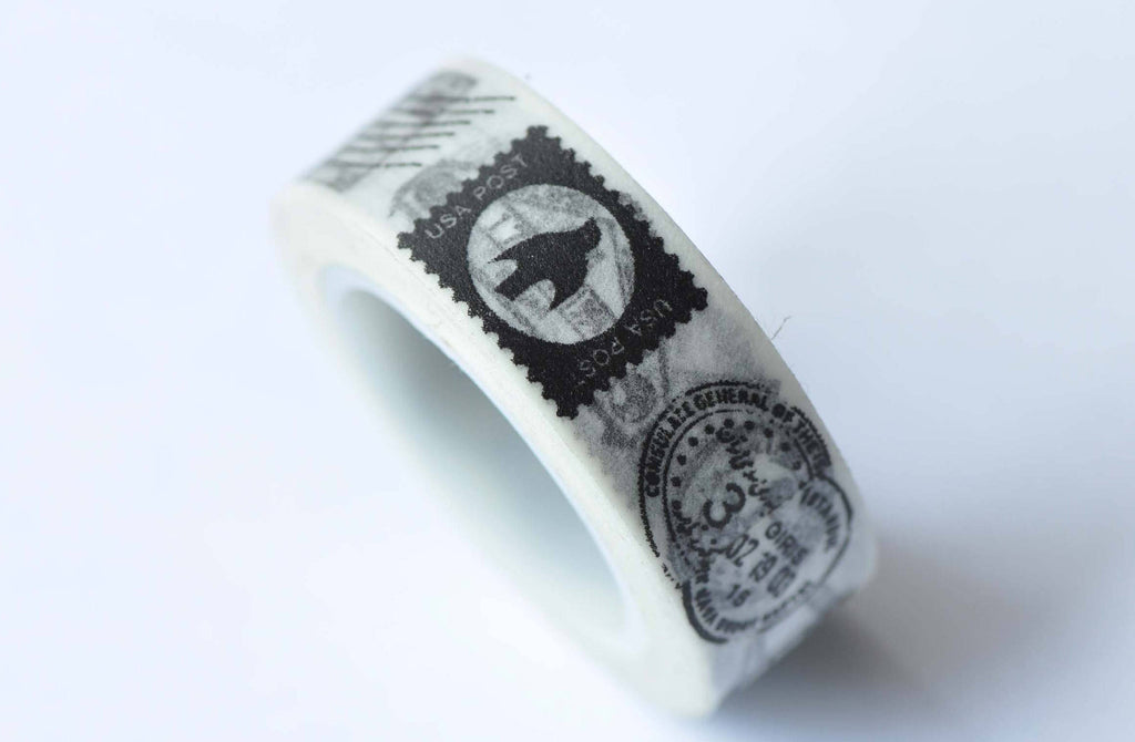 Stamp Washi Tape Japanese Masking Tape 15mm x 10M Roll A12773