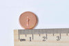 10 sets Anti Tarnish Rose Gold Ear Stud Earring Posts Bezel 8mm-16mm