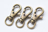 10 pcs Antique Bronze Lobster Swivel Clasps 16x40mm A4033