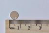100 pcs Shiny Silver Flat Round Blank Disc Thick Charms 8mm A9042