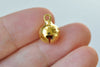 50 pcs Gold Color Brass Bells Jingle Bells Charms 10mm A5501
