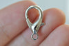20 pcs Silvery Gray Nickel Tone Parrot Claw Lobster Clasp 9x18mm A3701