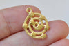 20 pcs Gold Spiral Galaxy Star Universe Charms Pendants A783