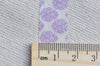 Purple Flowers Washi Tape Decorative Tape 15mm x 10M A13054