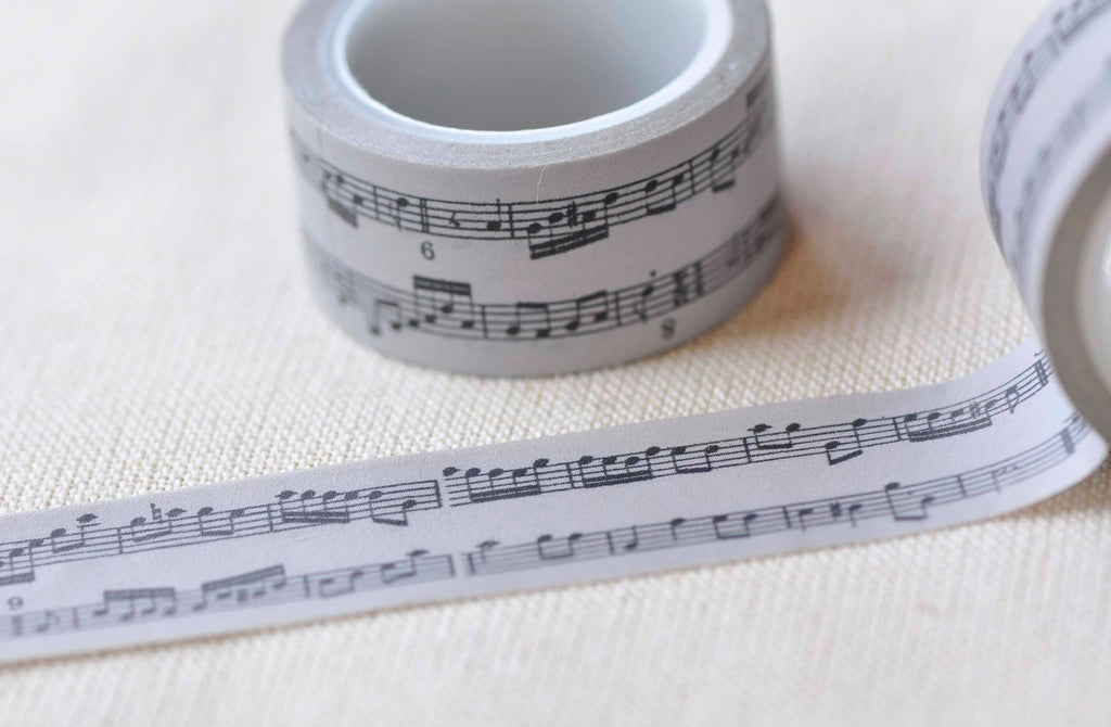 Music Note Washi Tape Musical Planner Tape 20mm x 5M A13004