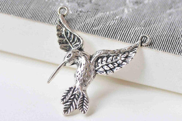 10 pcs Flying Eagle Connector Antique Silver Charms 30x36mm A1214