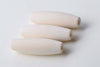 10 pcs Unfinished Large Oval Wood Beads Findings 15x45mm A4296
