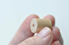 10 pcs Unfinished Natural Cylinder Wood Beads Findings A4359