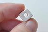 50 pcs Unfinished Natural Wood Cubic Beads Cube Findings 10mm A5320