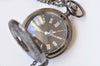 Large Black Cover Round Pocket Watch Pendant Set of 1 A2351