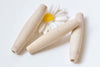 10 pcs Unfinished Large Oval Wood Beads Findings 8x40mm A946