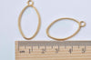 Anti Tarnish Circle Heart Triangle Oval Bar Geometric Charms Pendants