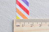 Colourful Stripes Deco Washi Tape 15mm Wide x 10M Roll A12938