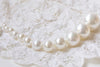 Half Drilled White Mother of Pearl Beads Round Loose Beads 3mm-20mm