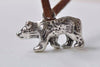 10 pcs Antique Silver 3D Polar Bear Charms Pendants 15x25mm A2950