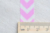 Pink Chevron Adhesive Washi Tape 15mm Wide x 10M Roll A12992