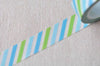 Colourful Stripes Deco Washi Tape 15mm x 10M Roll A13039
