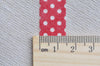 Red Washi Tape White Polka Dots Masking Tape 15mm x 10M Roll A13050