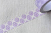 Purple Flowers Washi Tape Decorative Tape 15mm x 10M A13054