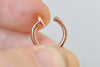 10 pcs Rose Gold Hoop Earring Non-Pierced Open Loop Ear Clips A1712